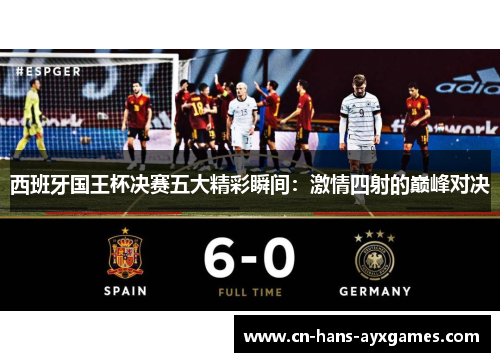 西班牙国王杯决赛五大精彩瞬间：激情四射的巅峰对决